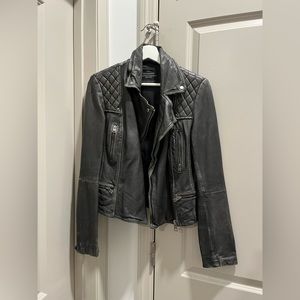 All Saints leather jacket